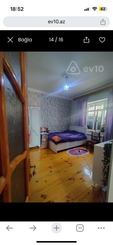 Bağ evlərinin satışı: Digah, 100 kv. m, 3 otaqlı, Hovuzsuz, Kanalizasiya, Kombi, Qaz — 9