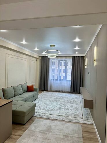 квартира бишкек ахунбаева: 3 комнаты, 90 м², Элитка, 5 этаж, Дизайнерский ремонт