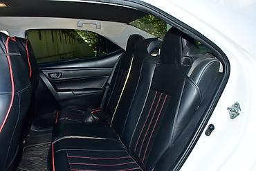 avtomobil diski: Toyota Corolla sedan – ağ rəng, modern dizaynlı ön barmaqlıq və LED — 9