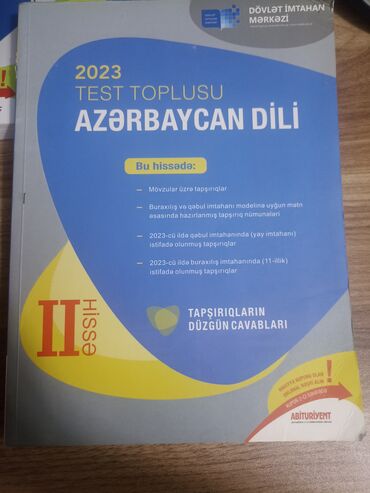 azərbaycan dili test toplusu 2023 pdf: Azerbaycan dili test toplusu 2ci hissə əla veziyətdədir az işlenilib