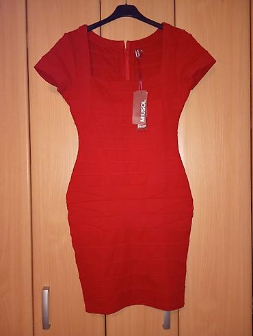 Haljine: Crvena „bandage“ haljina MIUSOL – veličina M - Kroj: uska, bodycon — 2