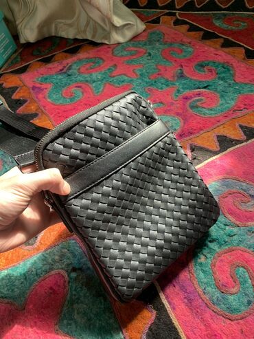 женская сумка ридикюль: Барсетка чорный качество 100% новый почти эко кожа