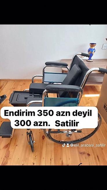 xeste arabasi: Tualetli əlil arabası – satılır. Elil arabasi teze qəti istifade — 1