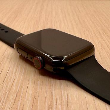 Акылдуу сааттар: Продаю Apple watch Stainless Steel series 5 44mm space black — 3