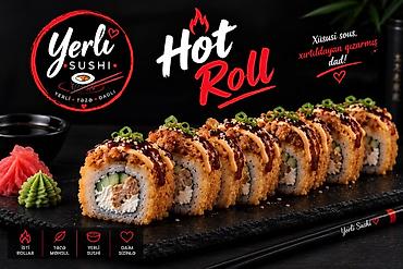Sifarişlə hazır yeməklər: Yerli Sushi – Təzə dad, yerli keyfiyyət! Sushi və fast‑food menyusu — 9