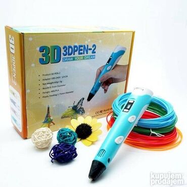 paket stvari: 3D OLOVKA 3D olovka sluzi za razvijanje kreativnosti kod malisana