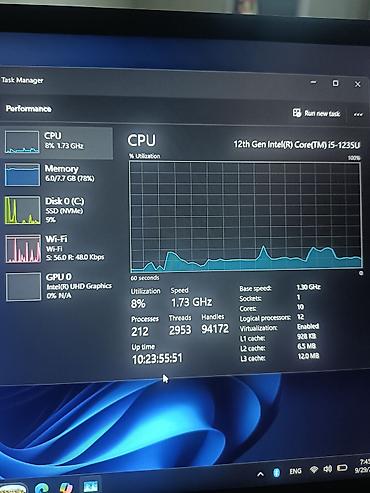 Asus: ASUS VivoBook X1504ZA Əla vəziyyətdə satılır, heçbir problemi yoxdu — 6