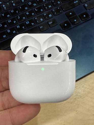 аирподс про цена ош: Беспроводные наушники-вкладыши, Apple, AirPods 5 with Wireless Charging Case, Новый — 2