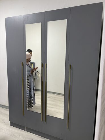 Шкафы для одежды: Шкаф для одежды, Новый, Прямой, ЛДСП — 4