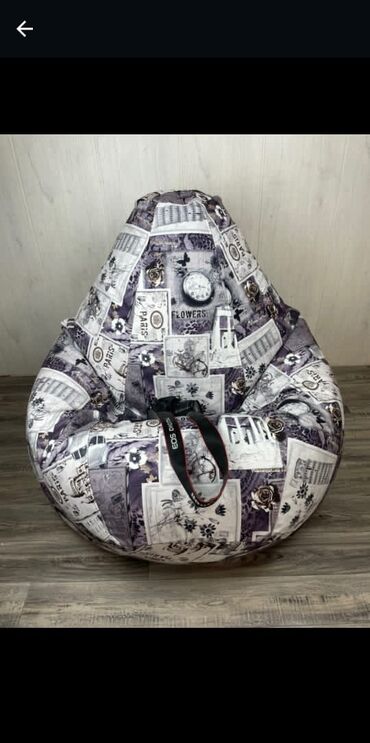 Мягкие кресла: Уютное и стильное кресло-мешок - отличное решение для вашего дома или — 14