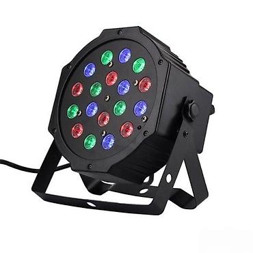 Osvetljenje: LED scenska PAR RGB reflektor lampa – 18x1W - Tip: LED PAR reflektor — 3
