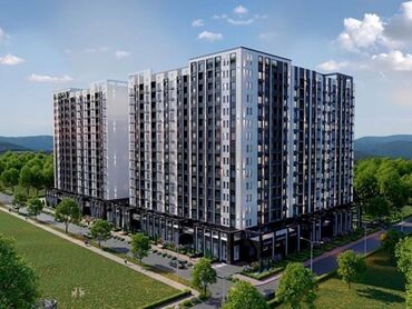купить квартиру в строящемся доме: 1 бөлмө, 40 кв. м, Элитка, 7 кабат, ПСО (өзү оңдоп түзөтүп бүтүү үчүн)
