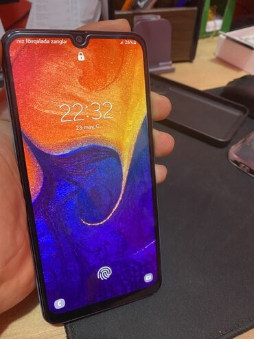 samsung a95: Samsung Galaxy A50, 64 GB, rəng - Ağ, Barmaq izi, İki sim kartlı