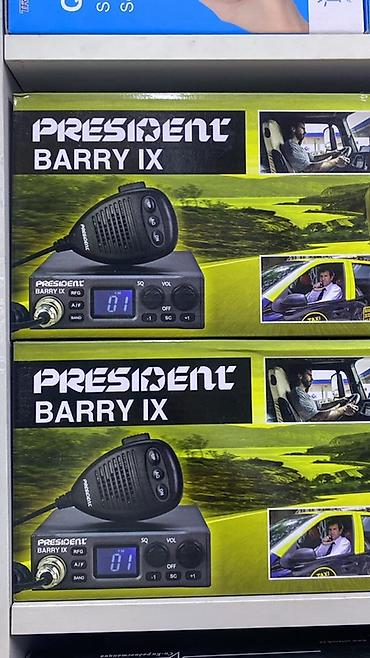 Рация President Barry IX (CB) - Диапазон: CB (27 МГц), поддержка at lalafo.kg Рация President Barry IX (CB) - Диапазон: CB (27 МГц), поддержка