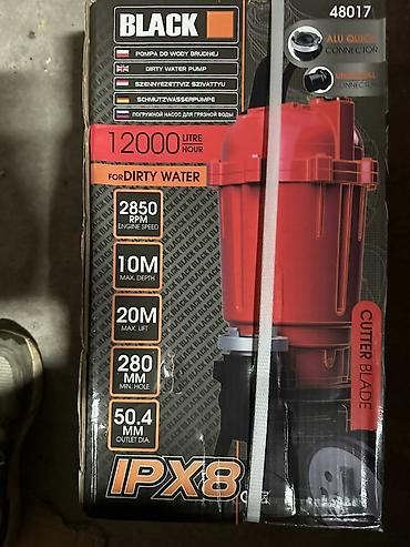 usb avion: 02. Black potapajuća pumpa za prljavu vodu Protok 12000 l/h, max — 1