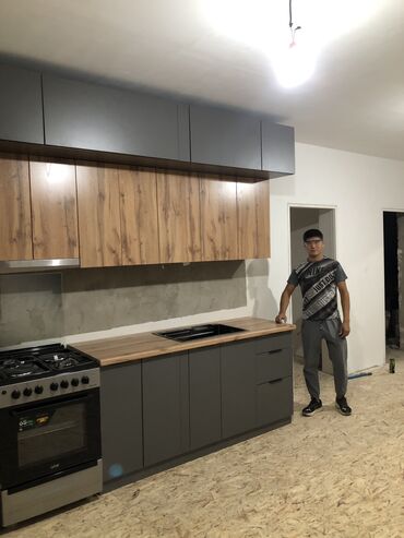 Кухонные гарнитуры: Кухонный гарнитур, Новый, ДСП, Бесплатная доставка, Платная доставка, Самовывоз — 18