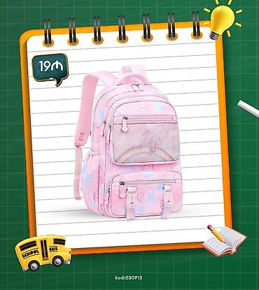 Məktəb çantaları: 🎒MƏKTƏBLİ ÇANTALARI 1. Minimalist Müasir Çanta (Kod: 048567) ❌İlkin — 27