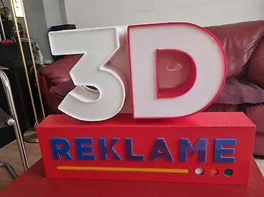 lusteri za dnevnu sobu cena: SVETLEĆA REKLAMA 3D | Svetleća reklama od metala i klirita, ispravna — 2