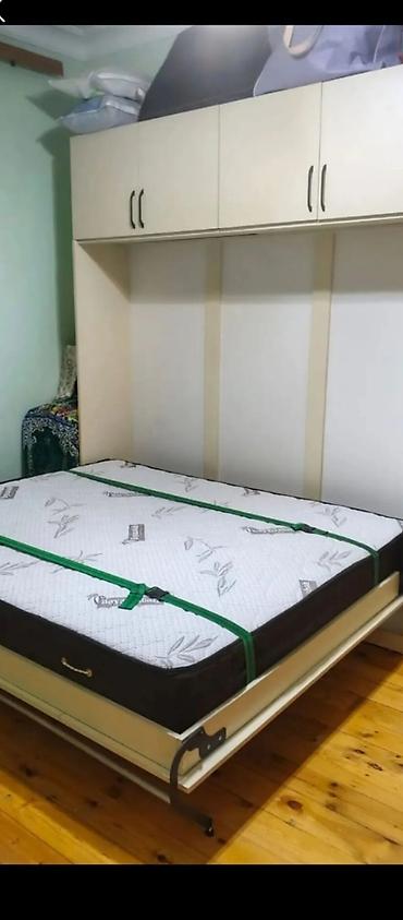 bed: İkinəfərlik, Bazasız, Pulsuz matras, Siyirməsiz, Metal — 1