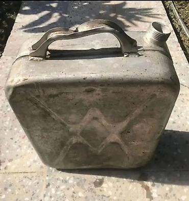 yanacaq çəni: Metal yanacaq bidonu - Material: qalın metaldan (dəmirdən) — 1