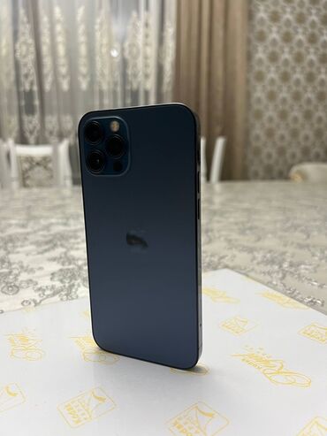 айфон 14 про макс цена ош новый: IPhone 12 Pro, Колдонулган, 256 ГБ, Pacific Blue, 79 %
