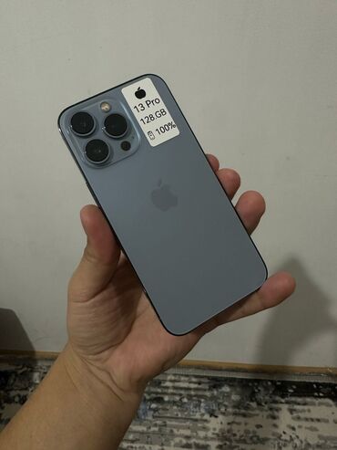 iphone 15 pro max цена ош: IPhone 13 Pro, Б/у, 128 ГБ, Голубой, 100 %