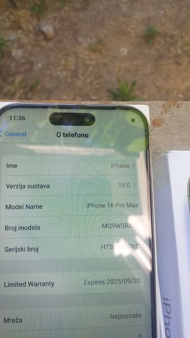 Apple iPhone: Apple iPhone iPhone 16 Pro, 256 GB, Matte Gold, Face ID, Garancija, Otisak prsta — 9