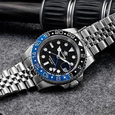 Ručni satovi: ADDIESDIVE AD2050 -40mm- Batman -Rolex GMT-Master II Hom Potpuno nov — 2