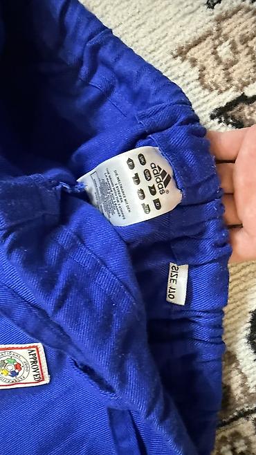 Спортивная форма: Кимоно для дзюдо Adidas, синее. Комплектация: - куртка (ги) с — 7