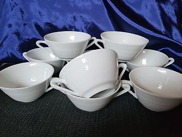 Kuhinjski setovi: Cinije za supe,corbe 9kom.1949 do 1991god.Scherzer,Bavaria. Cinije — 2