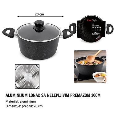 KMT Šerpa 5412167 Aluminijumski lonac sa nelepljivim premazom