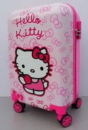 Rančevi, torbe i koferi: Hello Kitty dečji kofer na točkiće - Tvrdi kofer sa sjajnom — 14