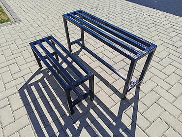 ormari sa ogledalom forma ideale: Klupa, klupa za groblje, metalna klupa Na prodaju metalne klupe NOVE — 9