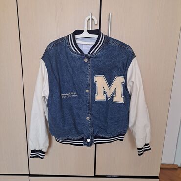 sivo odelo i braon cipele: Zara, College jacket, 152-158