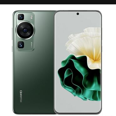 сотовый телефон honor: Huawei P60, Новый, 256 ГБ, цвет - Зеленый, eSIM, 2 SIM