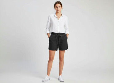 Ubrania damskie: H&M, Szorty damskie, rozmiar L