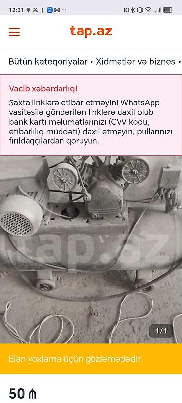 işlənmiş kompressor: İşlənmiş — 1