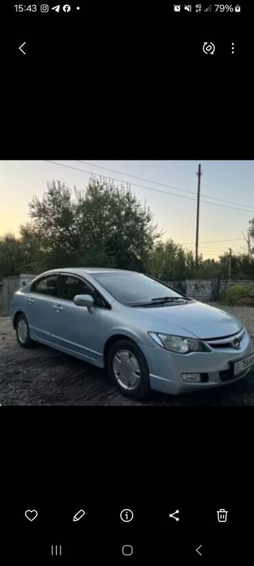 Honda: Honda Civic: 2006 г., 1.3 л, Вариатор, Гибрид, Седан
