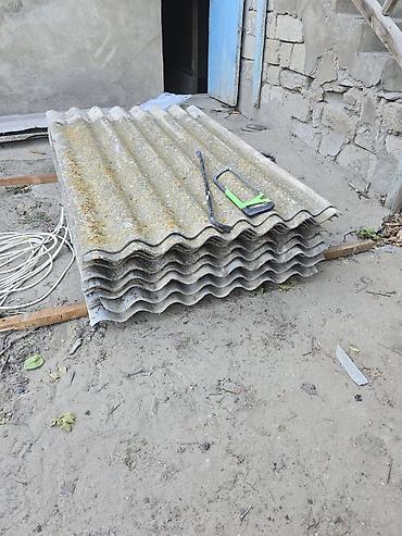 Şifer dam örtüyü üçün dalğalı lövhələr - Material: dalğalı şifer