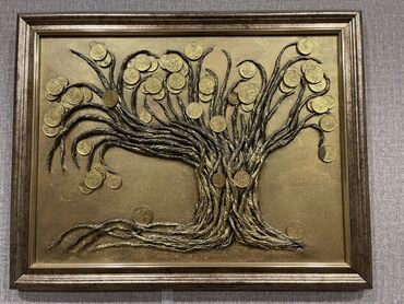 Şəkillər, tablolar: Картина «Денежное дерево »💰💵 Ручная работа денежки настоящее! — 8