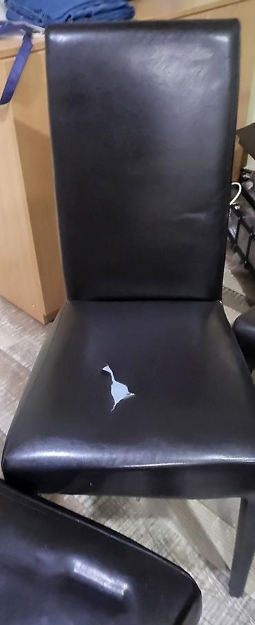 Stolice: Stolice 6 komada nekima je samo naslon utonuo moze da se sredi jedna — 7