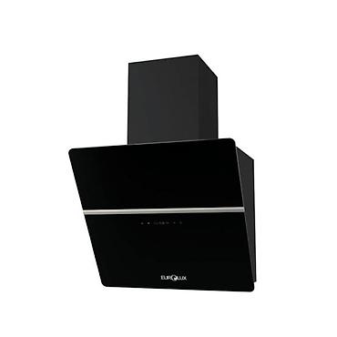 qaz plite: Eurolux EU-RH4055TGB60 Aspirator – 60 sm, kamin tipli, müasir — 2