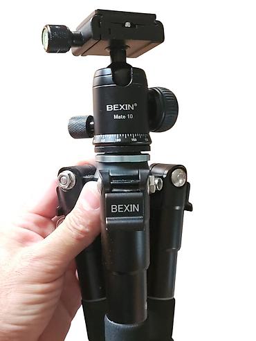Stativi za telefone: BEXIN aluminijumski tripod sa kuglastom glavom - Stabilan i čvrst — 11
