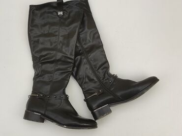 legginsy damskie adidas wysoki stan: High boots for women, 41, condition - Very good