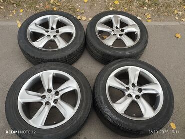 диск на gx: Колеса в сборе 235 / 55 / R 18, Лето, Б/у, Комплект, Внедорожные (АТ/МТ), Литые, отверстий - 5