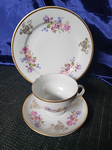 Ostali antikviteti: Set Wallendorf 1950 do 1965 g.Istocna Nemacka. Trodelni nemacki set — 3