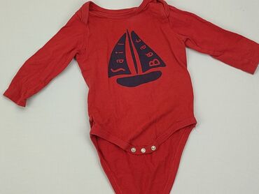 czerwone body niemowlęce: Body, Lupilu, 3-6 months, 
condition - Good