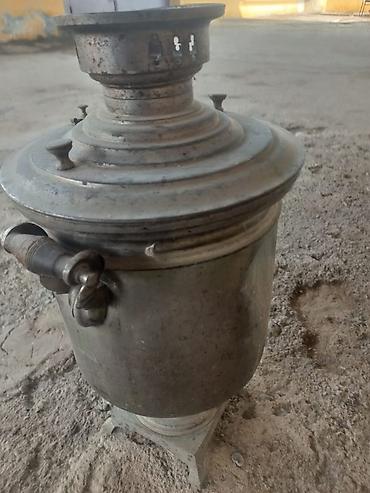 ikinci el televizyon: Klassik metal samovar - Material: qalın metal/korpus, döküm dayaq. - — 1