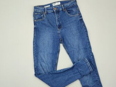 bershka bluzki z dekoltem: Jeans, Bershka, M (EU 38), condition - Good