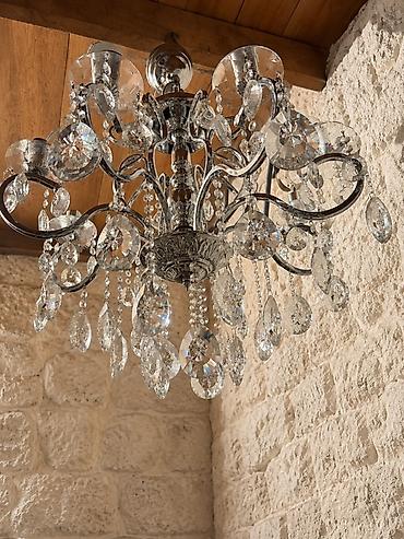lustr ventilator: Çılçıraq, 8 lampa, Metal — 1